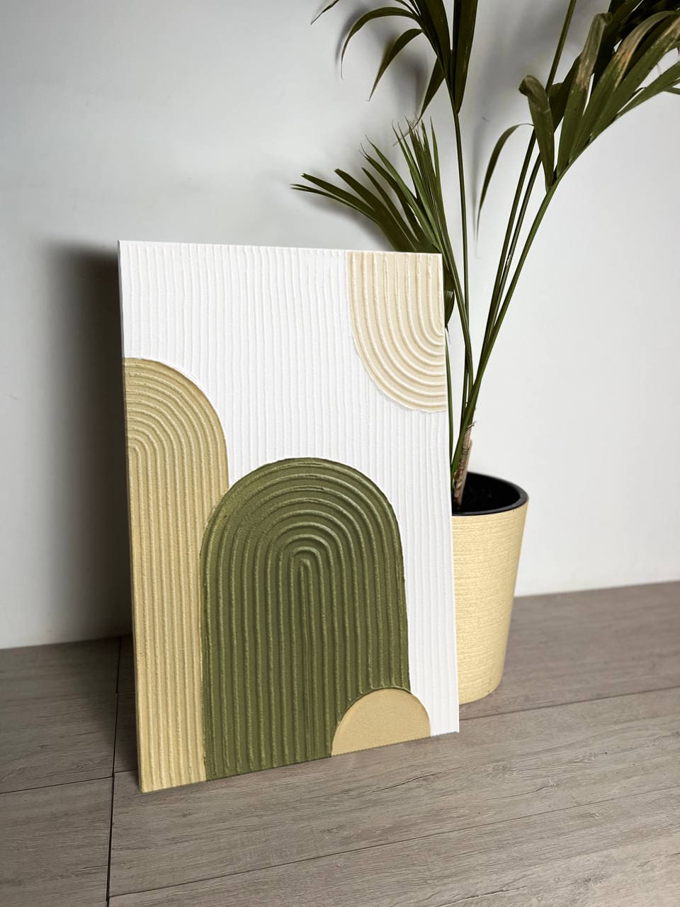 Slikana slika s strukturo - Sončen dan v gorah | različne dimenzije