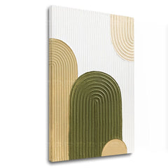 Slikana slika s strukturo - Sončen dan v gorah | različne dimenzije