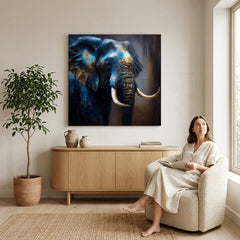 Dekorativna slika na platnu - PREMIUM ART - Graceful Giant of Savannah - slika 5