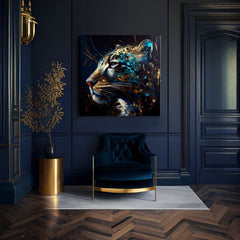 Dekorativna slika na platnu - PREMIUM ART - Spotted Hunter's Elegance - slika 3