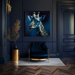Dekorativna slika na platnu - PREMIUM ART - Towering Majesty of Giraffe - slika 3