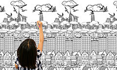 Otroško ozadje za slikanje TMDE001