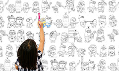 Otroško ozadje za slikanje TMDE006