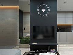 Moderne stenske ure DIGI MIRROR