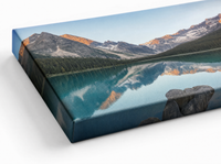 Podroben prikaz gallery-wrap roba panoramske foto slike – kakovostno bombažno platno 340 g/m²