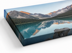 Podroben prikaz gallery-wrap roba panoramske foto slike – kakovostno bombažno platno 340 g/m²