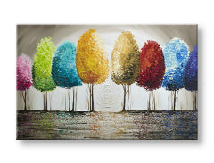 Poslikana stenska slika DREVES 1 del YOBAM039E1 | različne velikosti