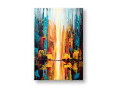 Poslikana stenska slika ABSTRAKT 1 del YOBATAB002E1 | različne velikosti