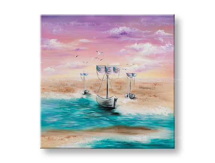 Slikana stenska slika Ladje na morju 1 del YOBATLN007E1 | različne velikosti