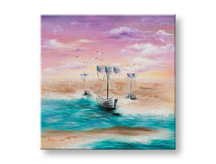 Slikana stenska slika Ladje na morju 1 del YOBATLN007E1 | različne velikosti