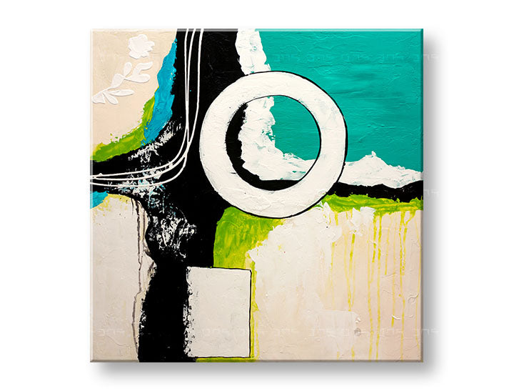 Poslikana stenska slika DeLUXE ABSTRACT YOB137D1 | različne velikosti