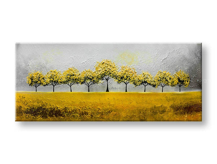 Ročno poslikana stenska slika DREVESA 1 kos - slika 2