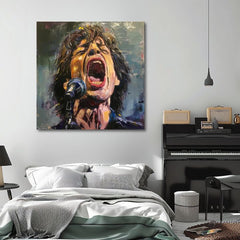 Mick Jagger - Legenda na odru | dokončano z roko umetnika - slika 3