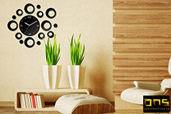 Moderna stenska ura RINGS  NH008