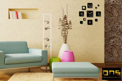 Moderna stenska ura SQUARE NH012