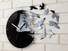 Moderna stenska ura BIRDS OF PARADISE