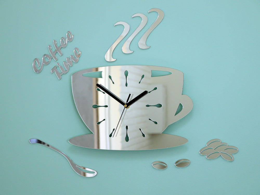 Stenske ure CUP MIRROR - slika 3