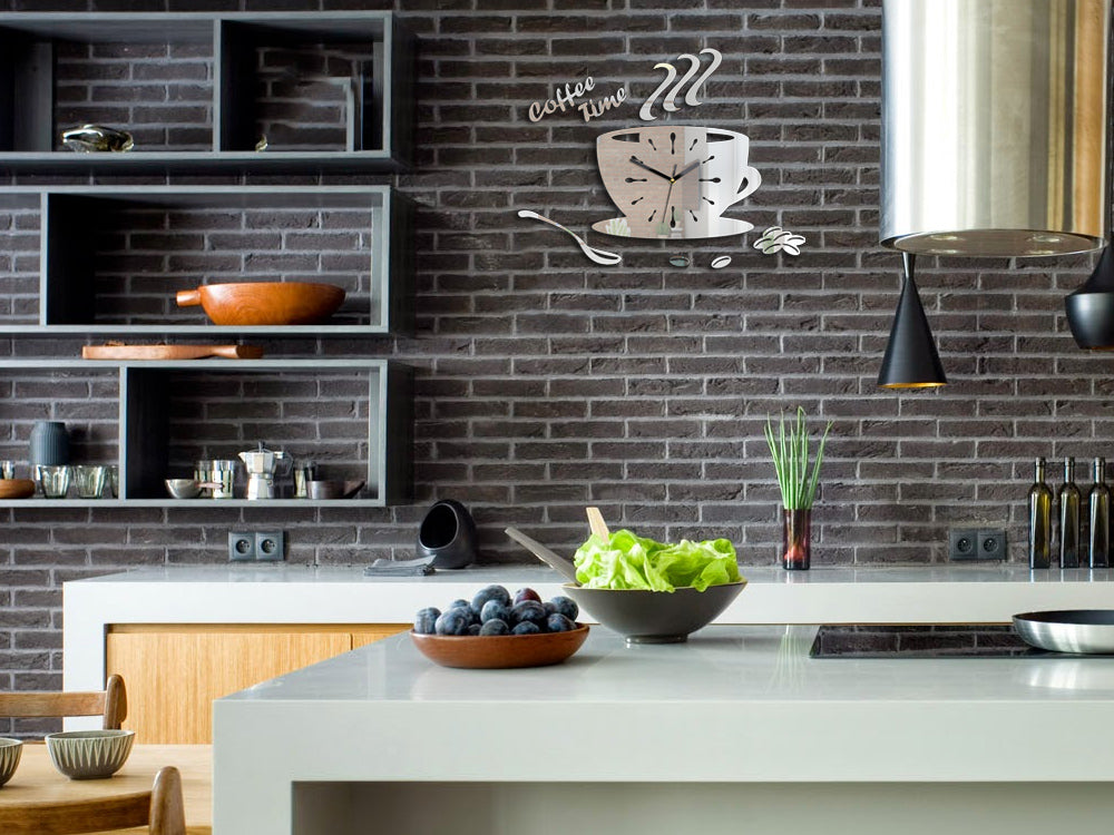 Stenske ure CUP MIRROR - slika 5