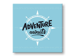 Motivacijska stenska slika Adventure awaits_001