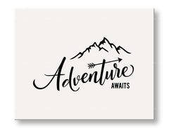 Motivacijska stenska slika Adventure awaits_002