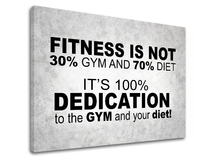 Motivacijska stenska umetnost Fitnes ni - slika 5