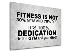 Motivacijska stenska umetnost Fitnes ni - slika 5