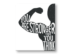 Motivacijska stenska umetnost You are stronger