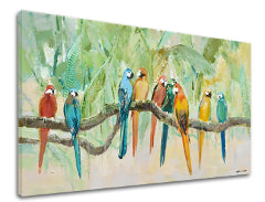 Slike na platnu PAPIGA 1-delna XOBCH11795GE1