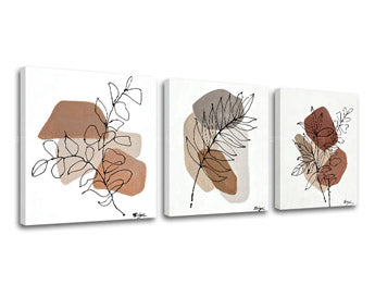 Slike na platnu LISTJE XOBCH11838WE3