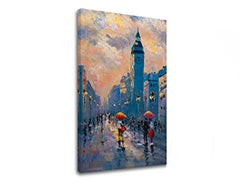 Slika na platnu WALKING THROUGH CITY 1 del XOBCHZH6206E1