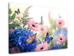 Stenska slika PINK FLOWERS_153-11