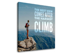 Motivacijska stenska umetnost Najboljši pogled prihaja_001