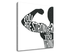 Motivacijska stenska umetnost You are stronger