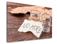 Motivacijska stenska slika Ne več_001