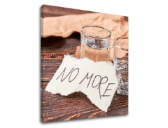 Motivacijska stenska slika Ne več_002