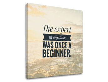 Motivacijska stenska umetnost Strokovnjak za vse