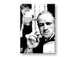 Natisnjeno POP Art slikarstvo GODFATHER 1 del gfoh - slika 4