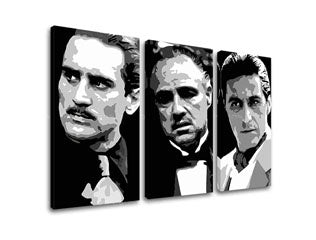 Natisnjena slika POP Art GODFATHER 3 deli - slika 2