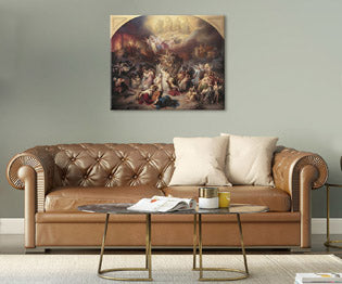 Slika na platnu Wilhelm von Kaulbach - Uničenje Jeruzalema s strani Tita