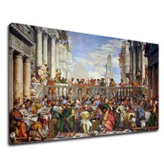 Slika na platnu Paolo Veronese - Poroka v galilejski Kani