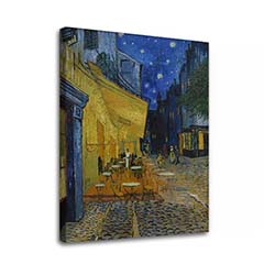 Slika na platnu Vincent van Gogh - Terasa kavarne ponoči