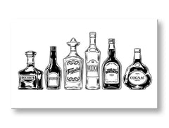 Stenska umetnost z besedilom Drinks