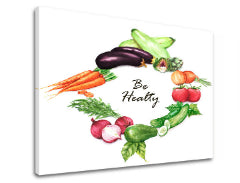 Stenska umetnost z besedilom Bodi zdrav