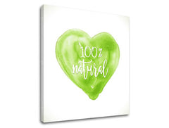 Stenska umetnost z besedilom Natural