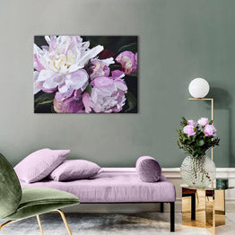 Slika na platnu PASTEL FIAL FLOWERS