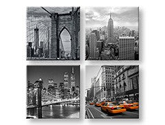 Slikanje sten COLLAGE 4 deli XOBKOL08E42