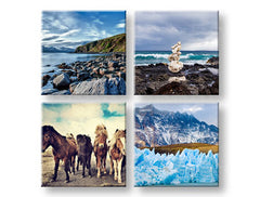 Slikanje sten COLLAGE 4 deli XOBKOL12E42