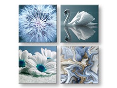 Slikanje sten COLLAGE 4 deli XOBKOL13E42