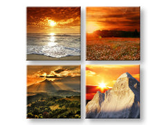 Stenska slika Lepota Zemlje 4 deli XOBKOL19E42