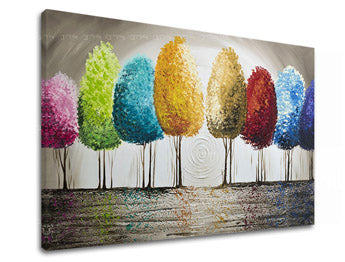 Slika na platnu Drevesa 1 del XOBAM039E1